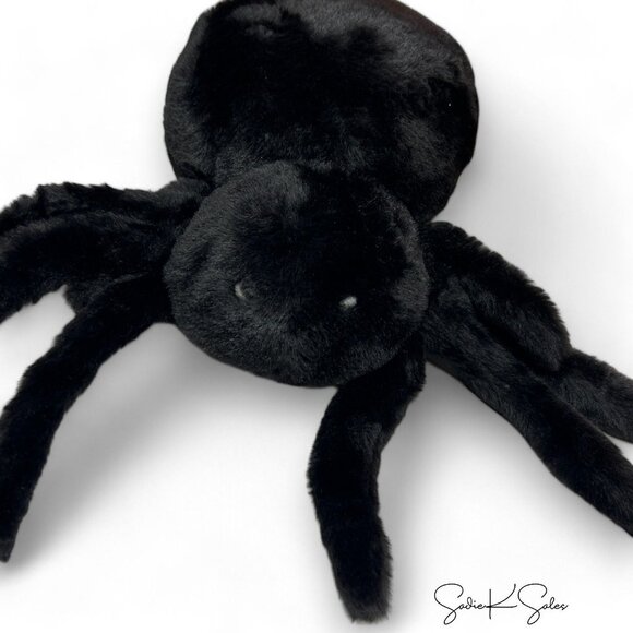 Spider Shaped Shearling Throw Pillow Black - Hyde & EEK - Target Halloween 2024 - Picture 6 of 6